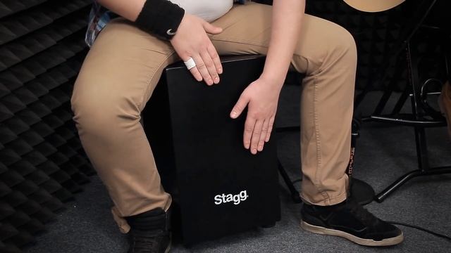 Боже какой Пустяк - акустический кавер с кахоном STAGG CAJ-40M смотреть онлайн