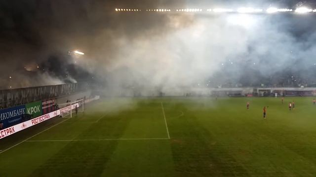 Фанатский сектор ЦСКА жжет!!! смотреть онлайн