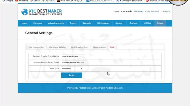 Do Settings of PTC Website | PTC Evolution Script | Hunzii Tech смотреть онлайн