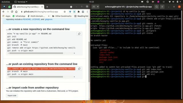 Check in vanilla javascript project in GitHub смотреть онлайн