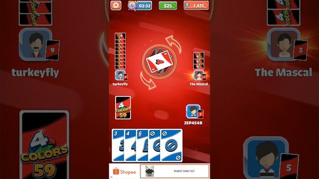 (UNO) 4 Colors Card Game Gameplay#1 смотреть онлайн