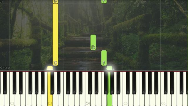 My Neighbor Totoro Main theme 龍貓 主題曲 となりのトトロ Simple Piano | Piano Pop Song Tutorial смотреть онлайн