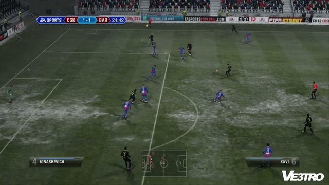 FIFA 12 CSKA Moscow vs Barcelona Part 1 (HD 1080p) смотреть онлайн