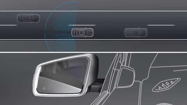 Mercedes Benz TV CLA Class Blind Spot Assist смотреть онлайн