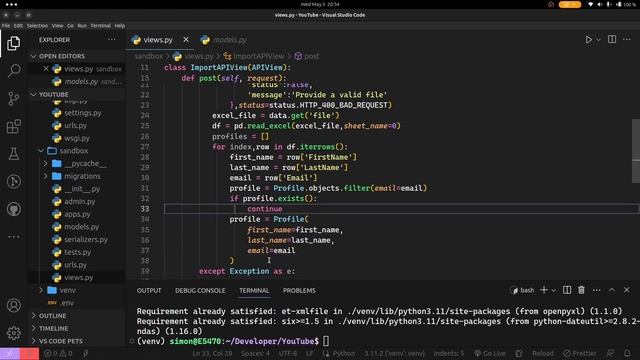 Import and Export Excel Data using Pandas and Django Rest Framework|2023 смотреть онлайн