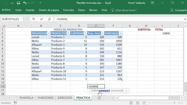 Cómo sacar Totales y Subtotales en EXCEL смотреть онлайн