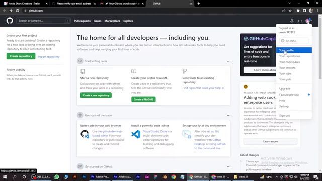 How to Copy Github Profile Link (2023) смотреть онлайн