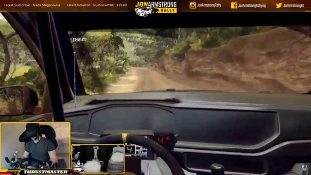 WORLD RECORD | DiRT Rally 2.0 | NZ | Polo R5 | Virtual Reality with Live Commentary смотреть онлайн
