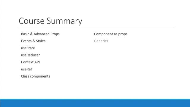 React TypeScript Tutorial - 25 - Wrapping up смотреть онлайн