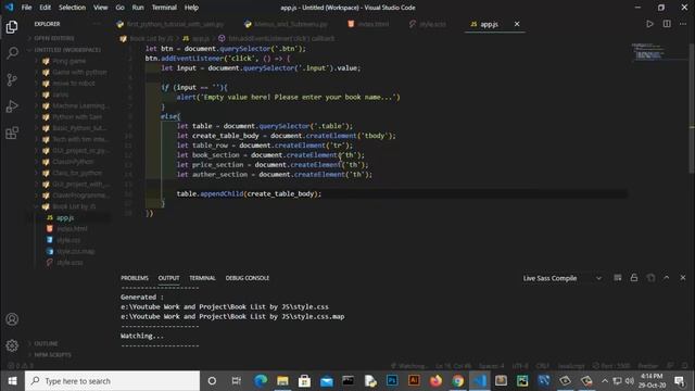 Book List App By JavaScript смотреть онлайн