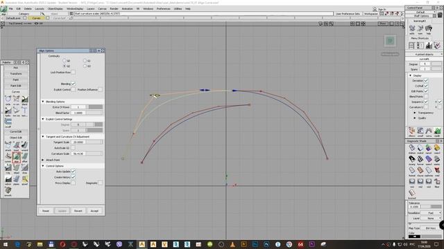 Autodesk Alias Выравнивание кривых (Aligning Curves)(RUS)