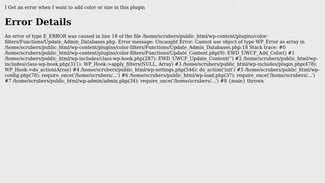 Wordpress: I'm getting error Ultimate WooCommerce Filters смотреть онлайн