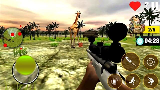 Sniper Shooter Animal Hunting Android Gameplay смотреть онлайн
