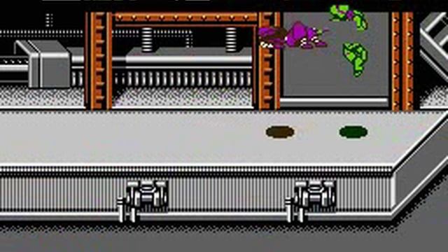 Teenage Mutant Hero Turtles II - The Arcade Game (E) [NES] - Прохождение смотреть онлайн