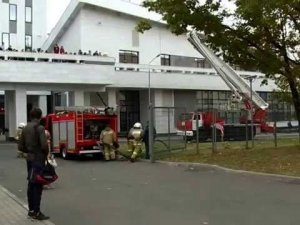 Пожарная тревога в Поволжской академии физкультуры, спорта и туризма