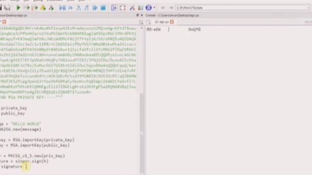 RSA Digital Signature in Python смотреть онлайн