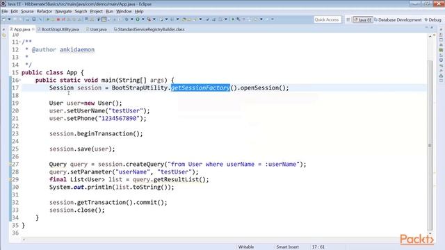 Building Web Apps with Spring 5 and React: Hibernate 5 Basics | packtpub.com смотреть онлайн