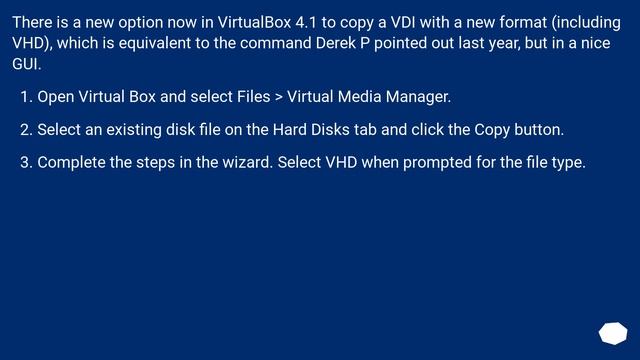 How do I convert a VDI HDD to a VHD file? смотреть онлайн