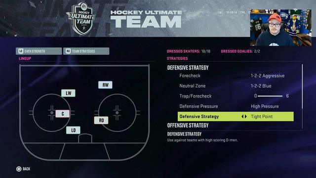 How I set my strategies for better gameplay! NHL 24 Hut смотреть онлайн