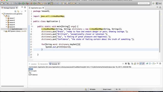 HashMap LinkedHashMap and TreeMap in Java смотреть онлайн