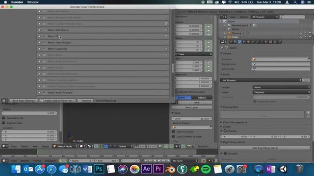 Blender User Preferences Tutorial смотреть онлайн