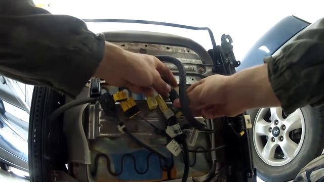 2006 Hyundai Santa Fe 3.5L passenger seat replacement смотреть онлайн