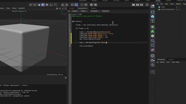 Cinema 4D Python Bytes: The Python Generator - Automatic Object Creation смотреть онлайн