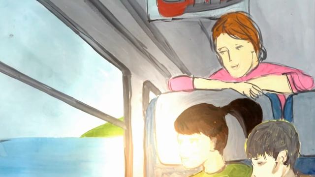 Поезд Орлан в детских рисунках смотреть онлайн