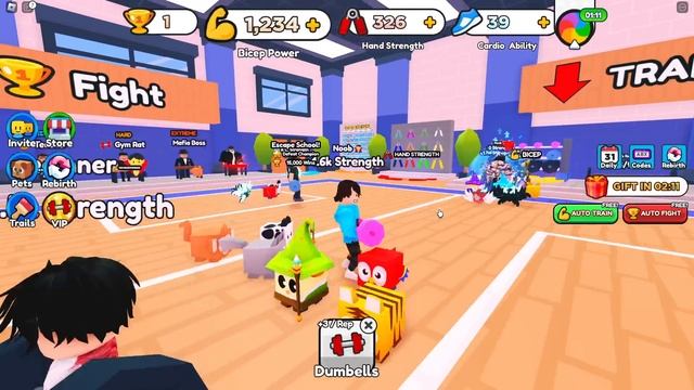 ყველა გადავუწევ ხელ Roblox Arm Wrestle Simulator смотреть онлайн