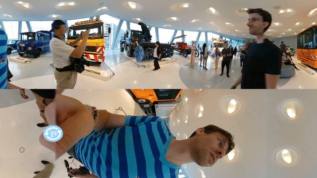 Mercedes Benz Museum Germany Stuttgart - Best Google Cardboard 3D 360 VR videos смотреть онлайн