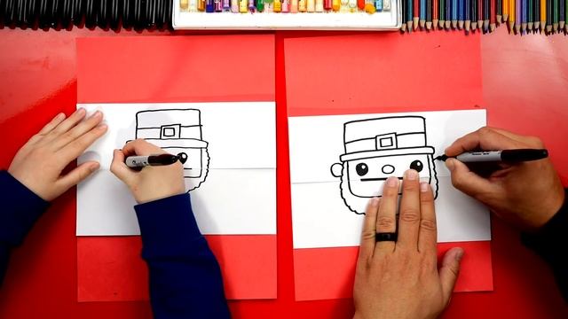 How To Draw A Leprechaun Folding Surprise Puppet смотреть онлайн