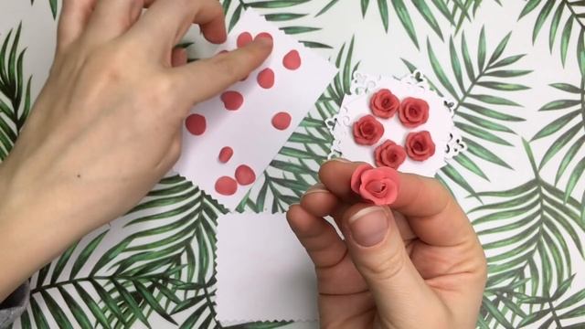 Самые простые розы из полимерной глины / Polymer Clay / Простой мастер-класс смотреть онлайн