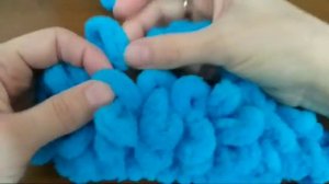 ?️Узор "Петелька" из пряжи Alize Puffy!!!