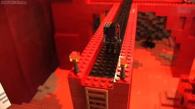 LEGO Minecraft Custom Nether Display!