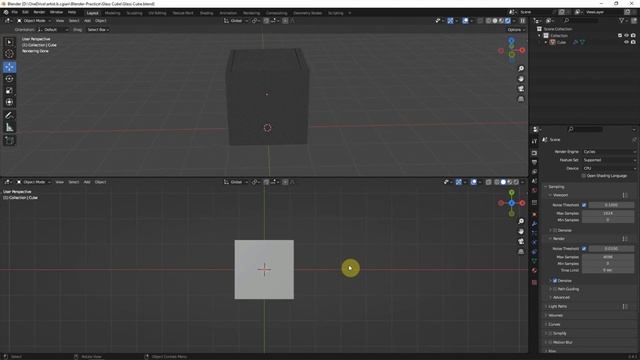 How to make Blender glass cube with transparent glass material using Principled BSDF node смотреть онлайн