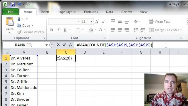 Excel Video 371 Using Arrays to See if a List is Unique смотреть онлайн