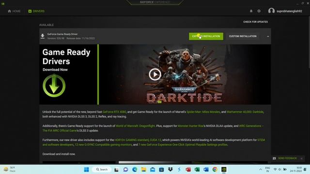 How To Update Nvidia Graphics Card And New Features This Update || Version 526.98,November RTX 4080 смотреть онлайн