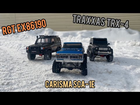 Carisma SCA-1E vs TRAXXAS TRX-4 vs RGT EX86190 LC76 - а МОЖНО ли вообще ИХ сравнивать? смотреть онлайн