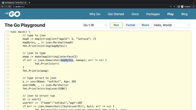L23 Go Working With JSON смотреть онлайн