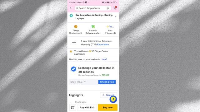 Acer Nitro V Core i5 13th Gen 13420H (8 GB/512 GB SSD/Windows 11 Home/4 GB Graphics / Gaming Laptop