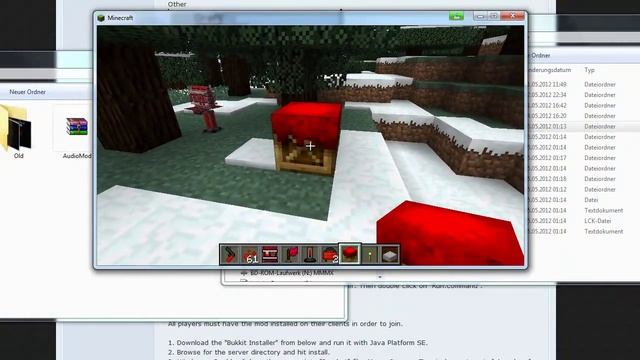 Wie installiere ich Paintball Mod - Minecraft 1.2.5 - Waffen, Claymore, Granaten - inkl. Bukkit Mo смотреть онлайн