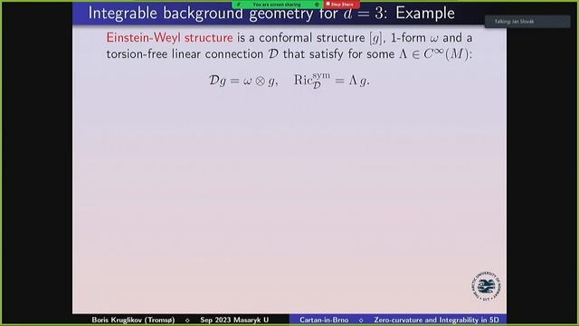 Boris Kruglikov - Revisiting XOX: Dispersionless integrable systems in five dimensions смотреть онлайн