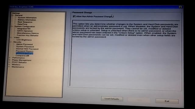 BIOS Notebook Dell Inspiron 1545 смотреть онлайн