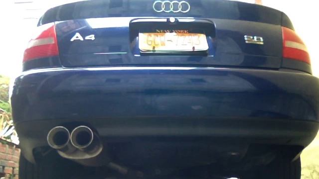 2001 audi a4 2.8 Quattro magnaflow exhaust смотреть онлайн