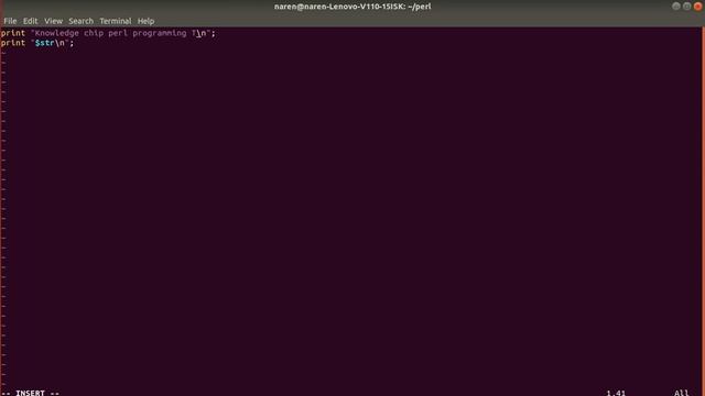Perl Programming Turtorial-04||Knowledge Chip||Naren||How to take input from user|| смотреть онлайн