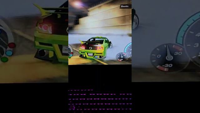 NFS Underground 2 burnout #mustang смотреть онлайн