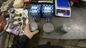 Развесовка поршней