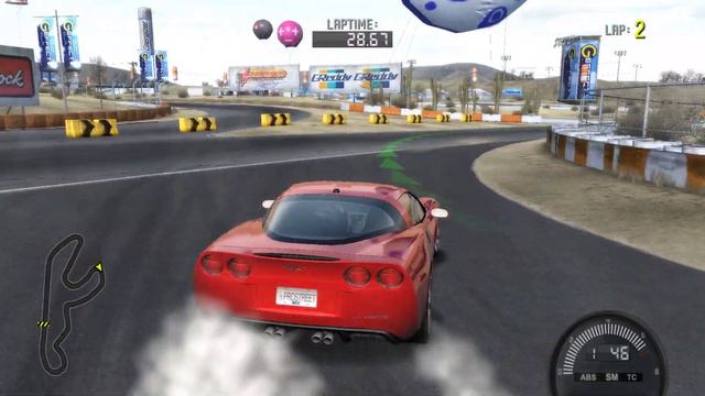 Need for Speed ProStreet Chevrolet Corvette C6 смотреть онлайн