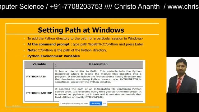 Christo Ananth - Python 3 Overview, Environment Setup, Basic Syntax - Introduction to Computer Sci смотреть онлайн