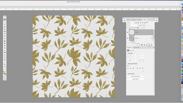 How to add Color Overlay to PNG pattern in Photoshop смотреть онлайн